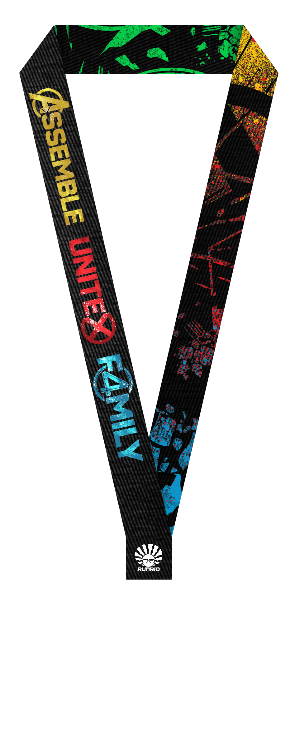 Marvel Unrivaled Run medal lanyard